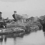 Photograph of the boatyard at Lock 16